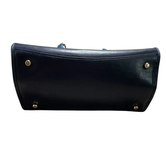 COACH Blue Python Crosby Carryall